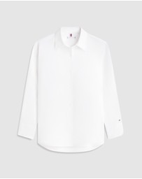 Tommy Hilfiger - Oversized Fit Logo Embroidery Shirt
