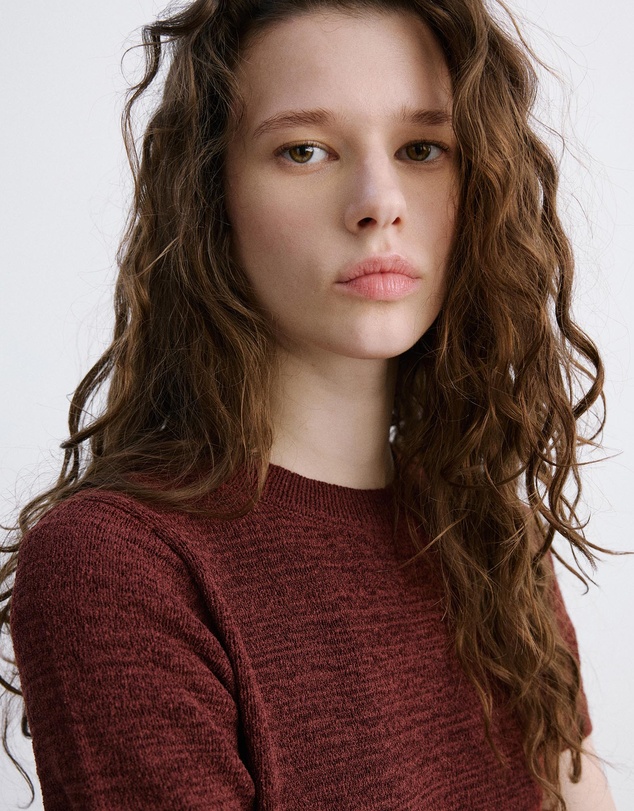 M.N.G - Short-Sleeved Knitted Sweater Top