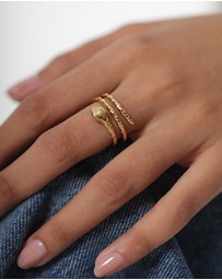 Elli Jewelry - Ring Snake Statement 925 Sterling Silver