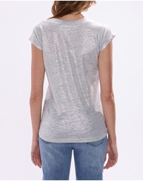 Marcs - Afterglow Foil Linen Tee