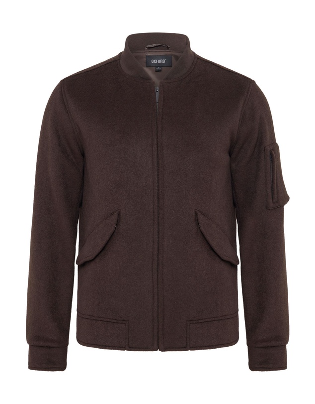 Oxford - Hamish Wool Blend Bomber Jacket