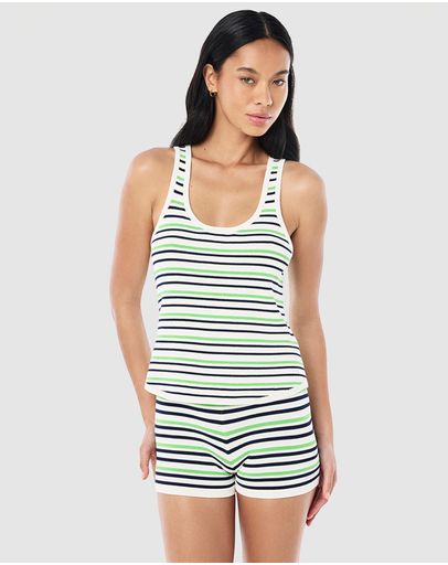 Kiwi Green Stripe
