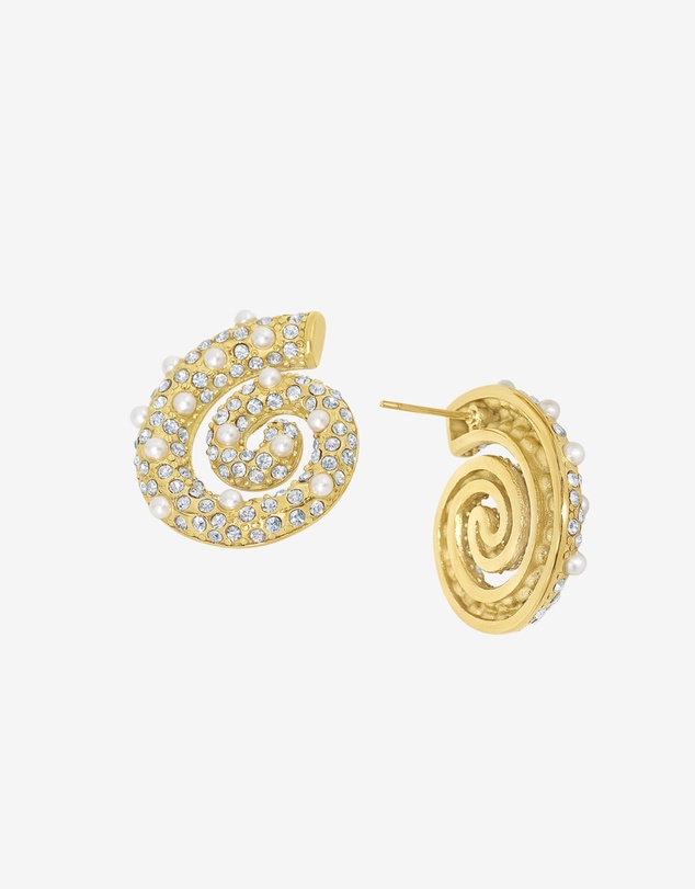 Jackie Mack - Soiree Swirl Earrings