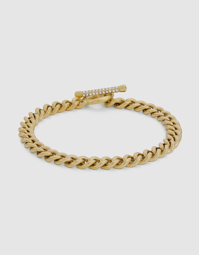 Fossil - Carlie T-Bar Gold Bracelet