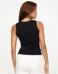Dazie - Driftwood Cropped Tank Top