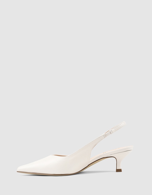 Verali - Lush Slingback Kitten Heels