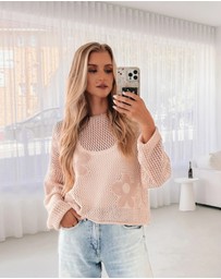 Esther & Co - Pacino Knit Top - Oat