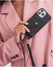 LOUVE COLLECTION - Leather Phone Case Wallet & Strap