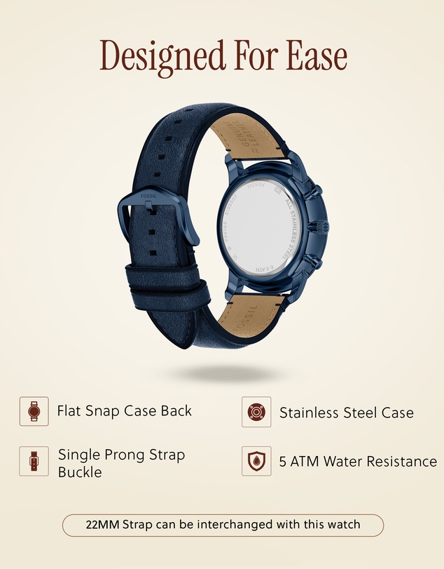 Fossil - Neutra Blue Chronograph Watch