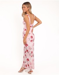 Petal & Pup - Brissa Maxi Dress - Pink Floral