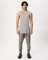 Surrounded By Ghosts - The Titanium Rib Knit Muscle T-Shirt