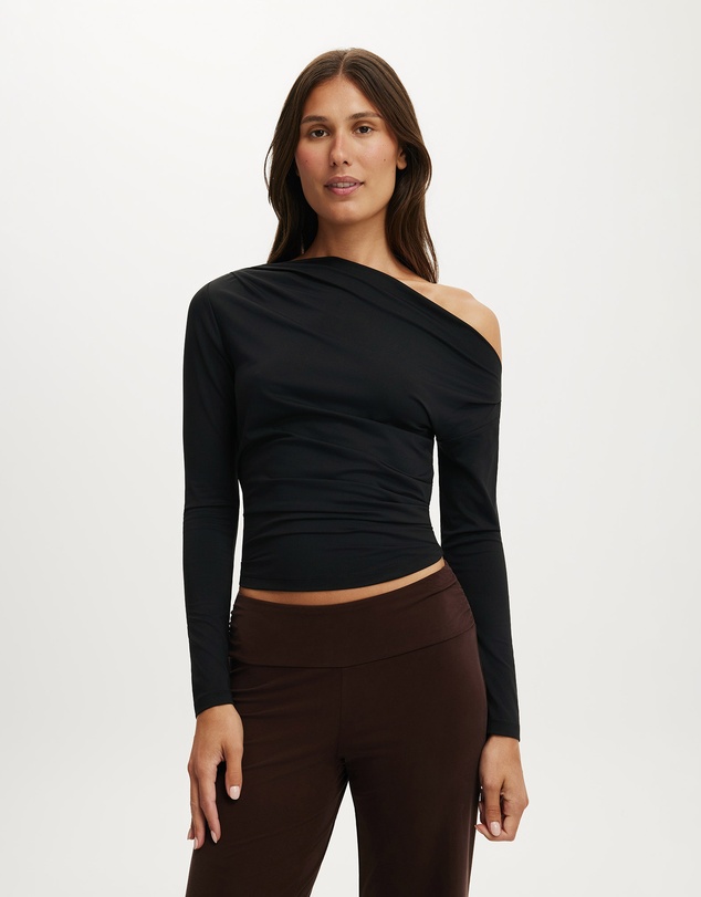 Cotton On - Georgie Off Shoulder Long Sleeve