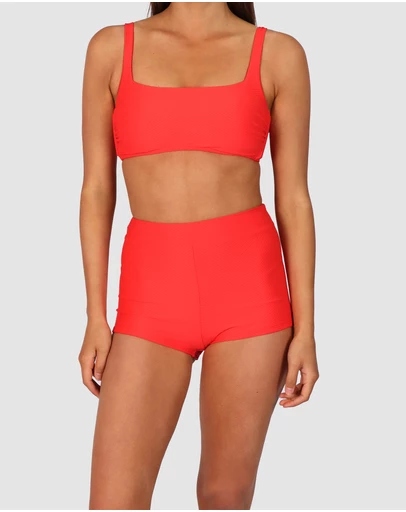 Baku Swimwear - Rococco High Waist Boyleg Bikini Bottom