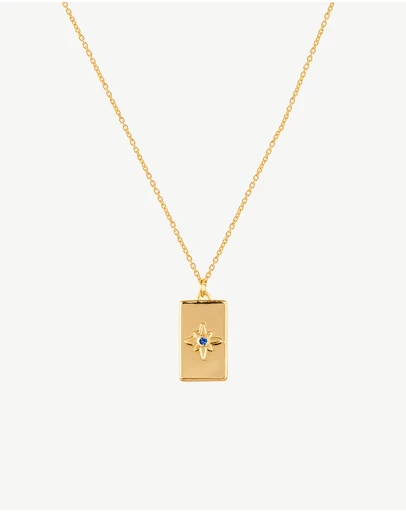 Zahar - September Birthstone Necklace