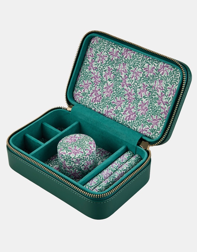 Wolf - WOLF Sophia Travel Zip Case Forest Green Fruit Botanical