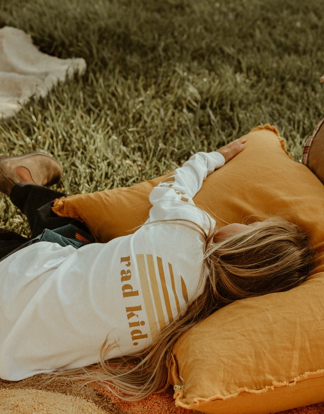 Banabae - Rad Kid Tonal Long Sleeve Tee - White