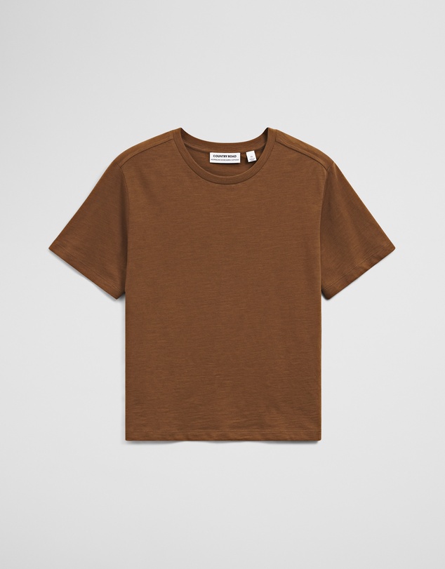 Country Road - Textured Short Sleeve Slub T-shirt