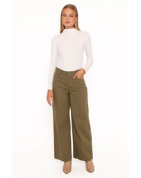 Petal & Pup - Brynn Straight Leg Pants - Khaki