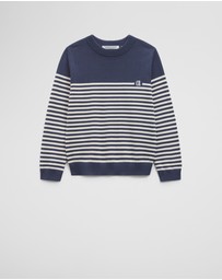 Country Road - Stripe Country Road Logo Knit