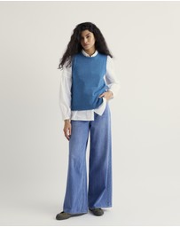 Seasalt - Seasalt Cornwall Blue East View Vest