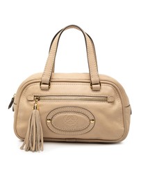 Pre-Loved by Azura Reborn - Pre-Loved Mini Anagram Leather Tassel Handbag