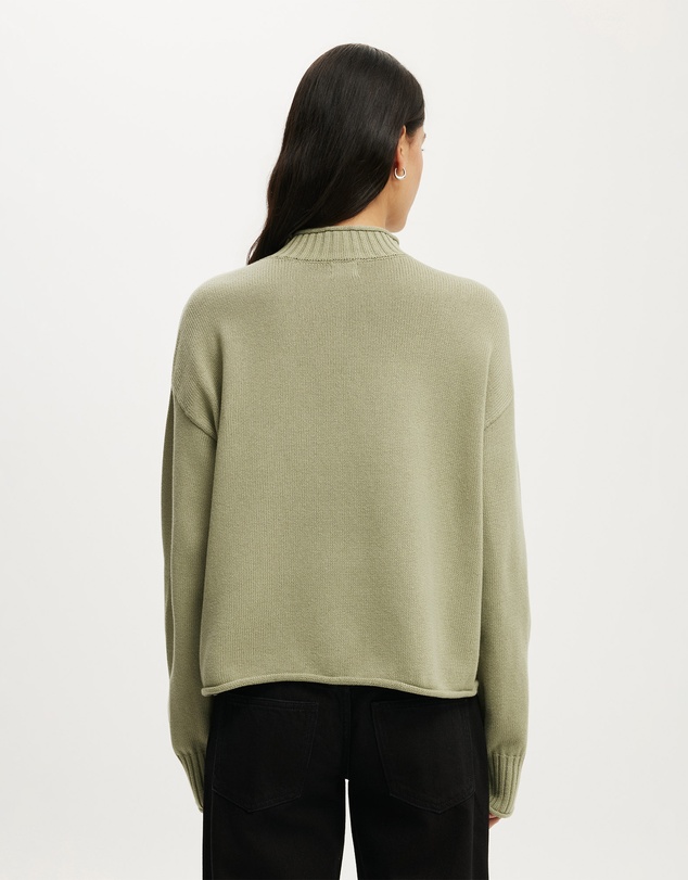 Cotton On - Mila Mock Neck Sweater