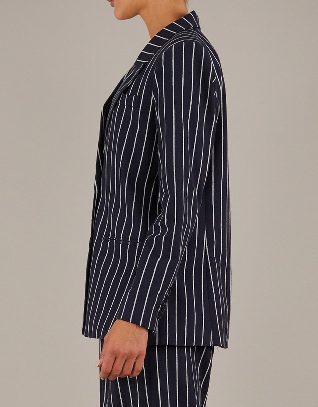 Amelius - Polo Linen Pinstripe Blazer