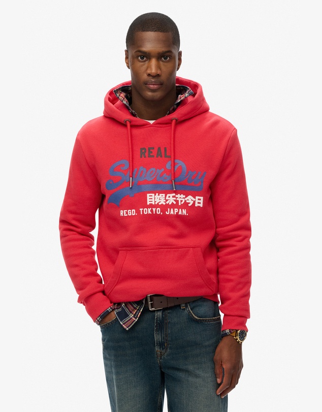 Superdry - Vintage Logo Tri Slim Fit Hoodie