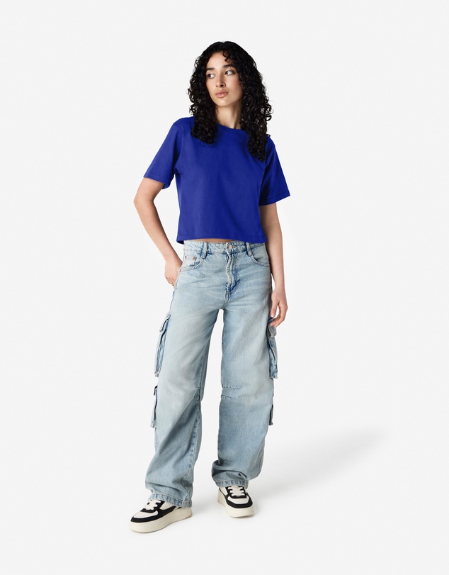 American Apparel - Women's Fine Jersey Boxy T-Shirt