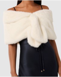 Forever New - Felicity Faux Fur Wrap