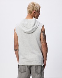 Surrounded By Ghosts - The Anandite French Terry Sleeveless Hoodie
