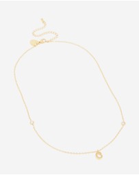 Lovisa - Waterproof Gold Plated Stainless Steel Letter C Dainty Pendant Necklace