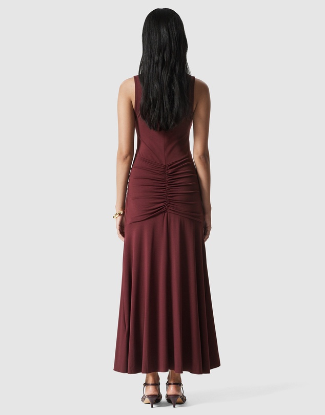 & Other Stories - V-Neck Ruffle Maxi Dress