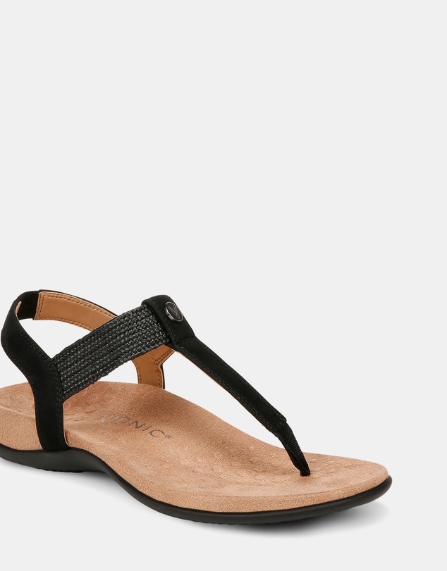 Vionic - Brea Slingback Sandal - Black Nubuck