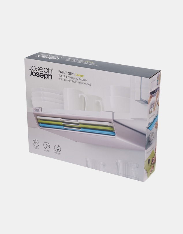 Joseph Joseph - Folio™ Slim Large 3-piece Under-Shelf Chopping Board Set