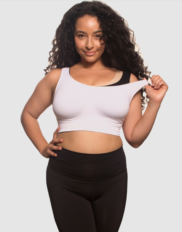 B Free Intimate Apparel - High Back Pull On Crop Top (C-D-DD-E-F-G-H) Cup