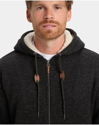 Quiksilver - Mens Keller Sherpa Zip Up Hoodie