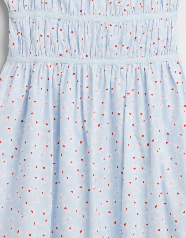GAP - V-Woven Midi Dress - Teens