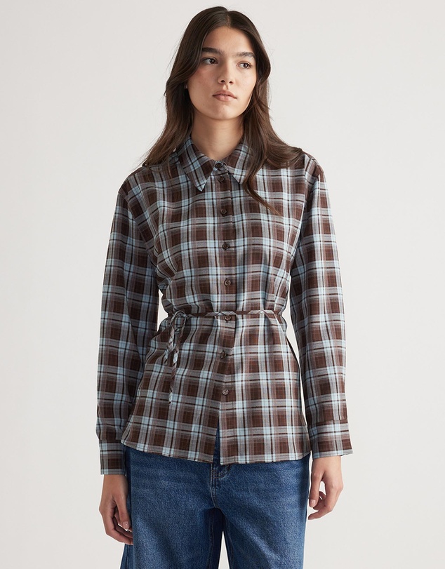 Decjuba - Krystal Tie Check Shirt