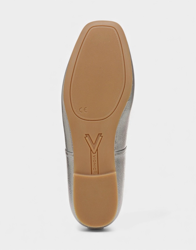 Vionic - Orinda Ballet Flat - Pewter Metallic