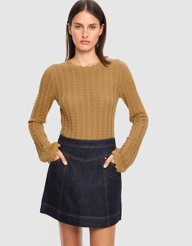 KIVARI - Immy Denim Mini Skirt