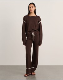 Jag - Orla Contrast Knit Pant