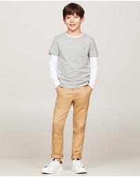 Tommy Hilfiger - Basic Crew Neck Short Sleeve T-Shirt - Kids