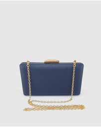 Izoa - Bianca PU Leather Clutch