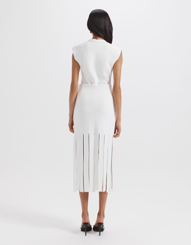 SABA - Mia Milano Panel Fringe Skirt