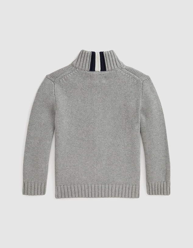 Polo Ralph Lauren - Cotton Full-Zip Sweater - ICONIC EXCLUSIVE - Kids