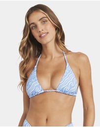 Billabong - Womens More Than Waves Multi Triangle Bikini Top