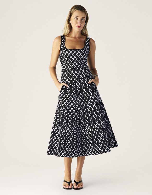 MOS The Label - Tropea Knit Midi Dress