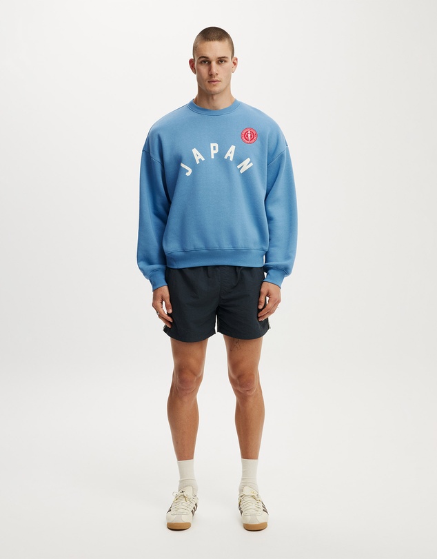 Cotton On - Oversized Graphic Crew Sweater