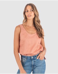 CAMIXA - Tanya Tank Linen Top